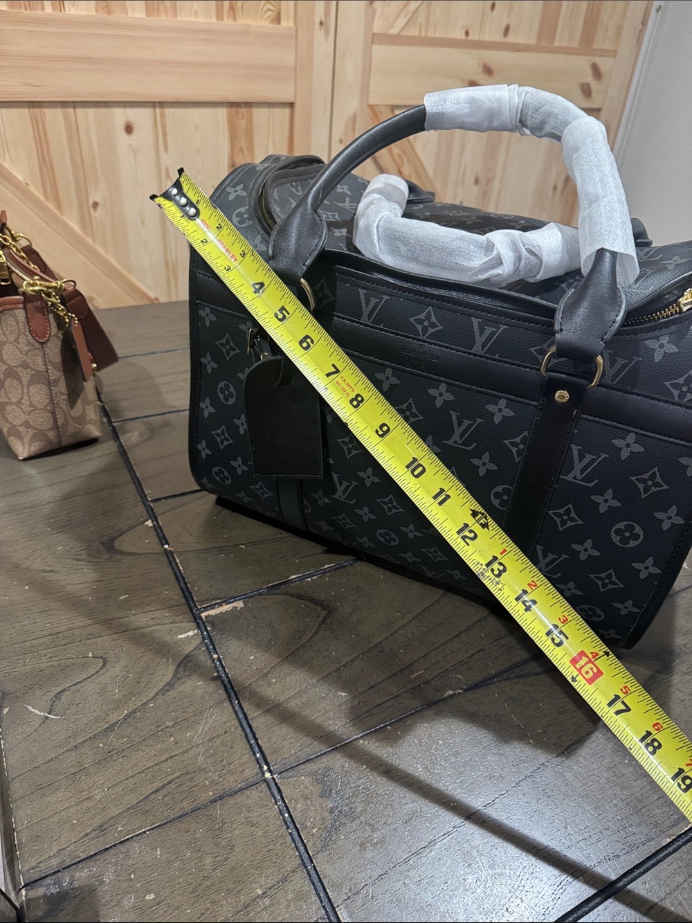 Pet carrier Black & Gray Monogram Bag - Picture 12 of 14